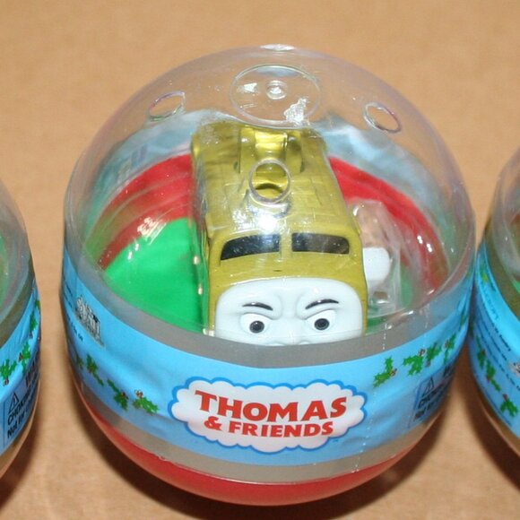 Vtg (3) Thomas & Friends Lady/Diesel/Percy Wind Up Train Eggs Figures Lot 2006 - Picture 5 of 6
